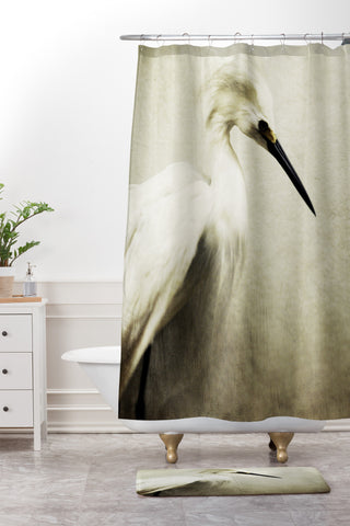 Chelsea Victoria Egret To See You Shower Curtain And Mat