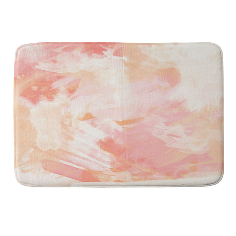 Chelsea Victoria Flamingo Watercolor Memory Foam Bath Mat