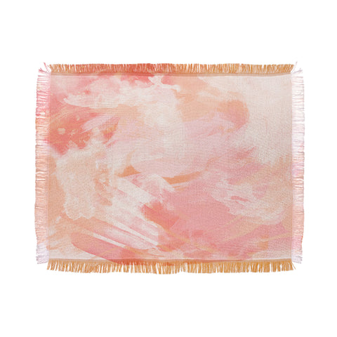 Chelsea Victoria Flamingo Watercolor Throw Blanket