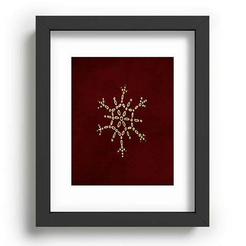 Chelsea Victoria Gold Snowflake No 2 Recessed Framing Rectangle