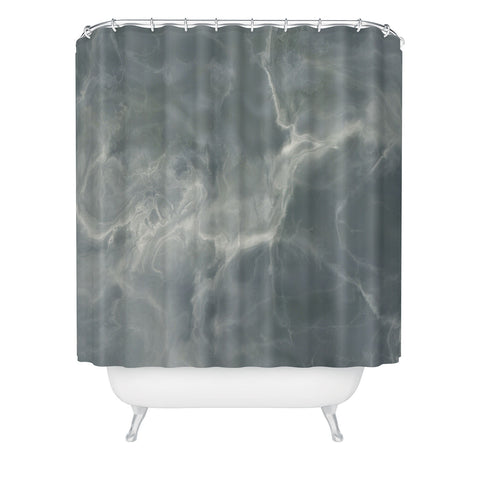 Chelsea Victoria Grey Marble 2 Shower Curtain