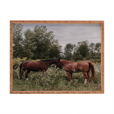 Chelsea Victoria Horses in The Field Rectangular Tray
