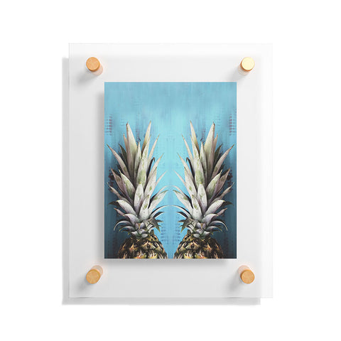 Chelsea Victoria How About Them Pineapples Floating Acrylic Print