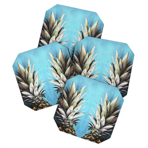 Chelsea Victoria How About Them Pineapples Coaster Set