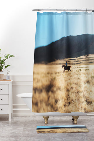 Chelsea Victoria How The West Was Won Shower Curtain And Mat