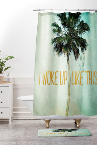 Chelsea Victoria I Woke Up Like This No 3 Shower Curtain And Mat