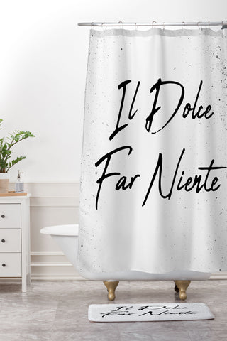 Chelsea Victoria Il Dolce Far Niente Shower Curtain And Mat