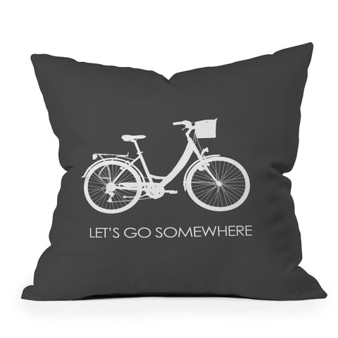 Chelsea Victoria lets go somewhere Throw Pillow