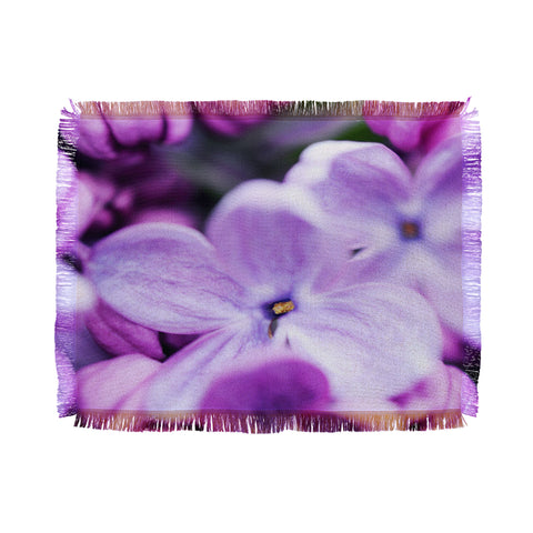 Chelsea Victoria Lilac Lilac Throw Blanket