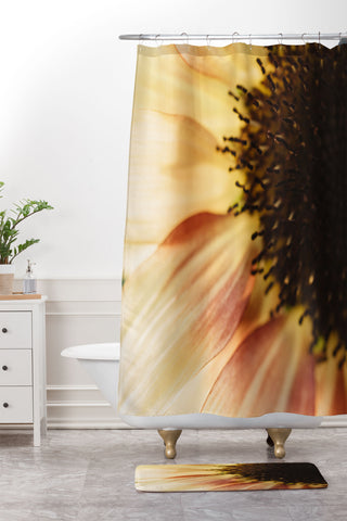 Chelsea Victoria Mellow Sunflower Shower Curtain And Mat