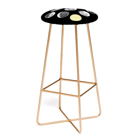 Chelsea Victoria Moon Phases and The Gold Sun Bar Stool