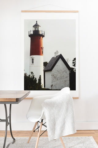 Chelsea Victoria Nauset Beach Lighthouse No 2 Art Print And Hanger