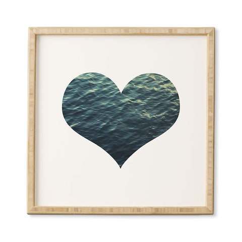 Chelsea Victoria Ocean Heart No 2 Framed Wall Art