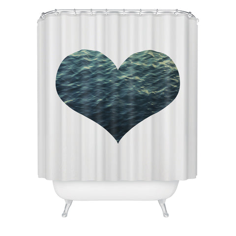 Chelsea Victoria Ocean Heart No 2 Shower Curtain