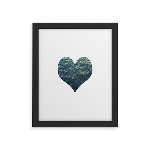 Chelsea Victoria Ocean Heart No 2 Framed Art Print