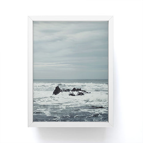 Chelsea Victoria Ocean Rock Crash Framed Mini Art Print