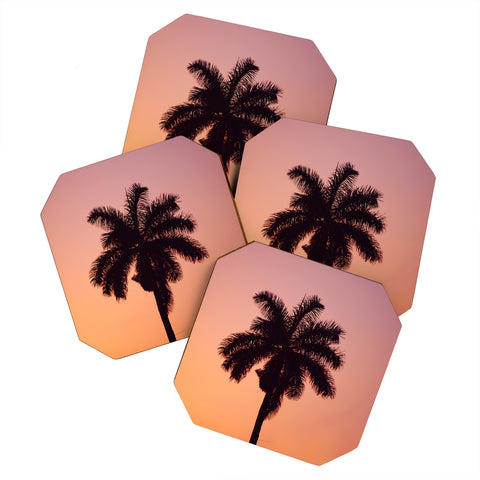 Chelsea Victoria Palm Sunset Coaster Set