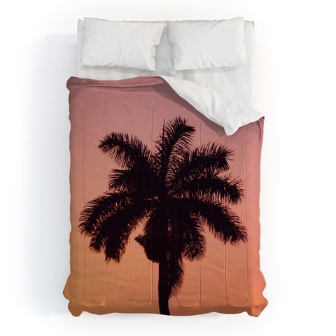Chelsea Victoria Palm Sunset Comforter