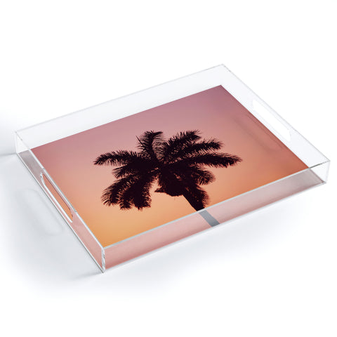 Chelsea Victoria Palm Sunset Acrylic Tray