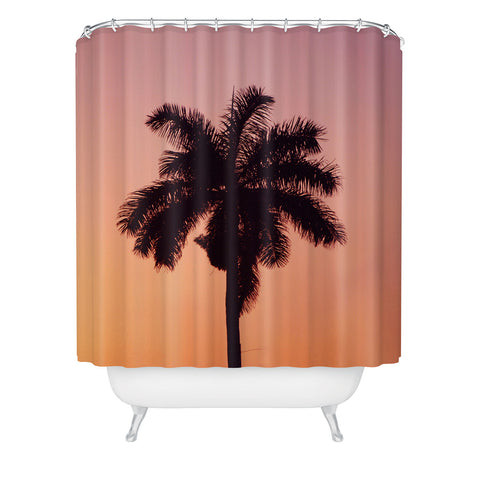 Chelsea Victoria Palm Sunset Shower Curtain