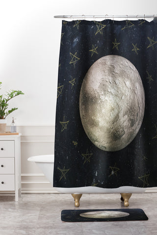 Chelsea Victoria Paper Moon Shower Curtain And Mat