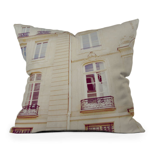 Chelsea Victoria Paris Windows Throw Pillow