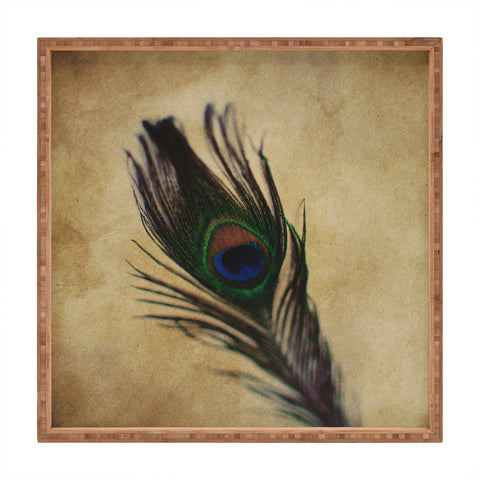 Chelsea Victoria Peacock Feather 2 Square Tray