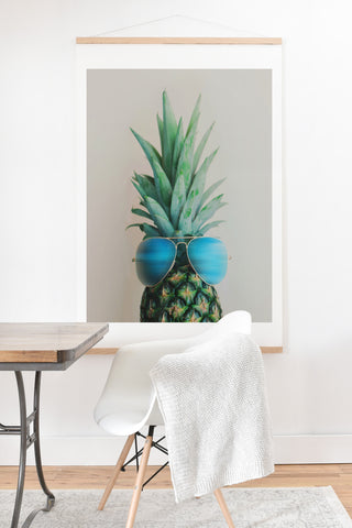 Chelsea Victoria Pineapple In Paradise Art Print And Hanger