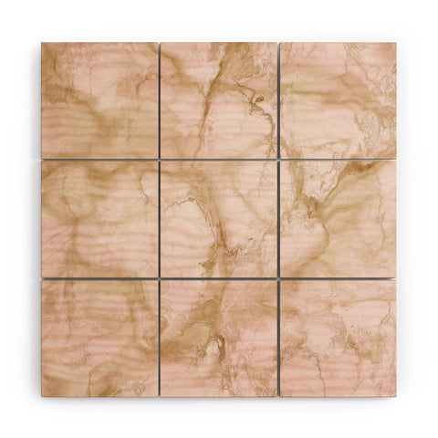 Chelsea Victoria Pink Marble Wood Wall Mural