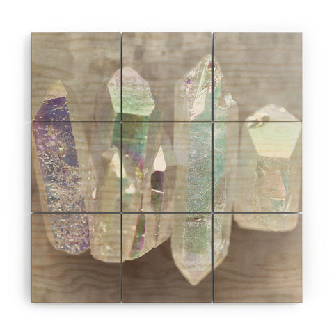 Chelsea Victoria Raw Crystals Wood Wall Mural