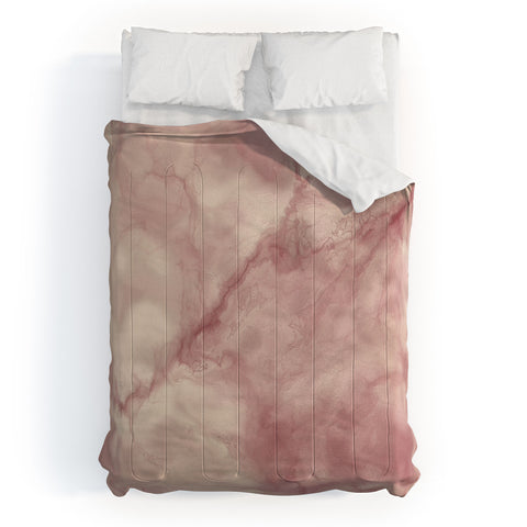 Chelsea Victoria Rose gold marble Comforter