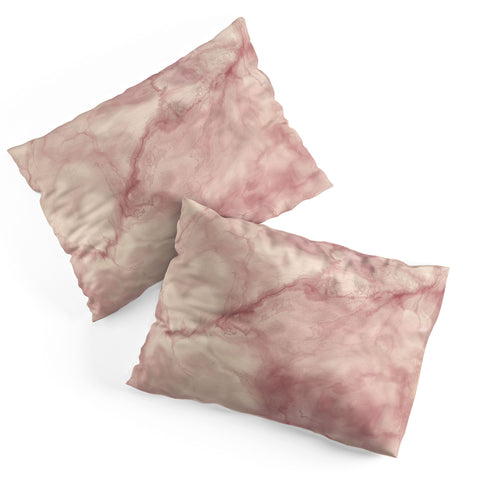 Chelsea Victoria Rose gold marble Pillow Shams