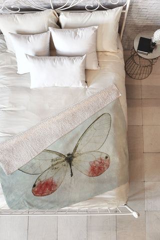 Chelsea Victoria Shades Of Butterfly Fleece Throw Blanket