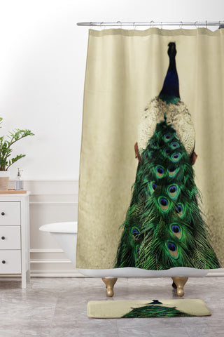 Chelsea Victoria Shake Your Tailfeather Shower Curtain And Mat