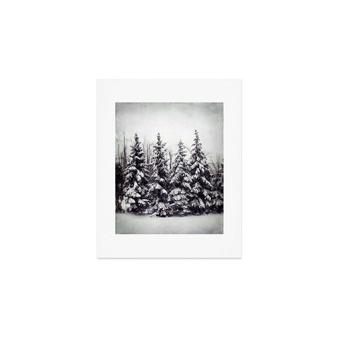 Chelsea Victoria Snow and Pines Art Print