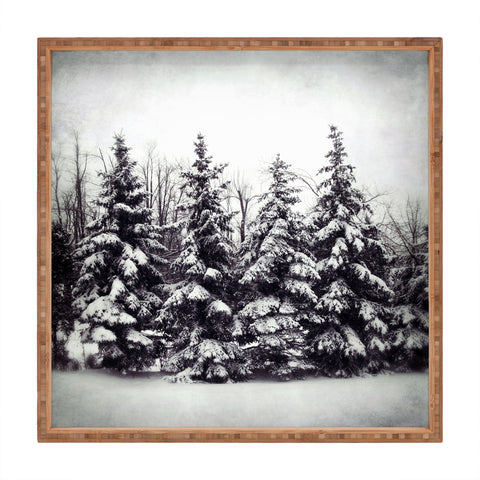 Chelsea Victoria Snow and Pines Square Tray