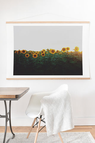 Chelsea Victoria Sunflower Fields Art Print And Hanger