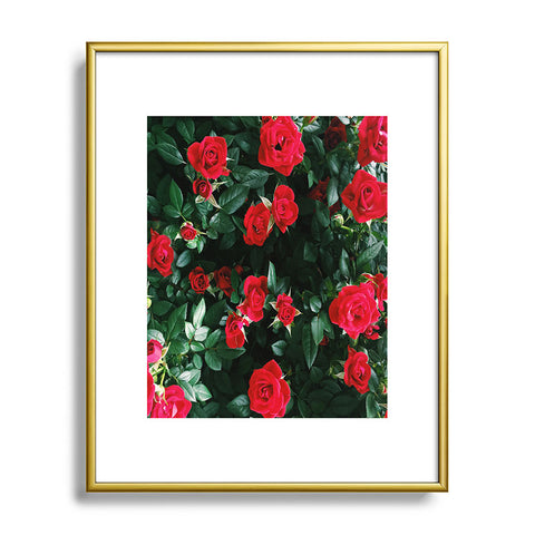 Chelsea Victoria The Bel Air Rose Garden Metal Framed Art Print
