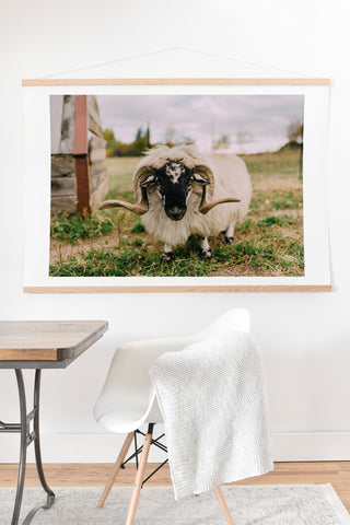 Chelsea Victoria The Curious Sheep Art Print And Hanger