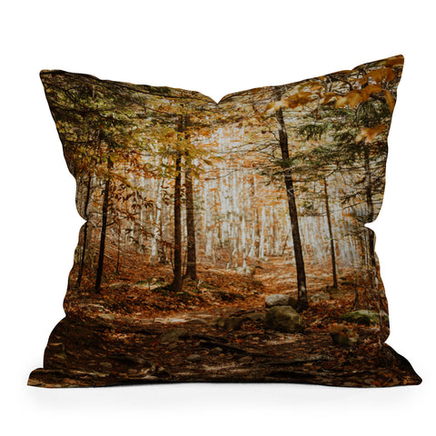 Chelsea Victoria The Forest Floor Throw Pillow