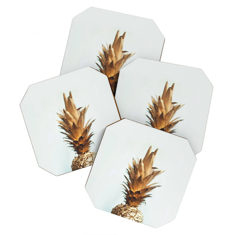 Chelsea Victoria The Gold Pineapple Coaster Set
