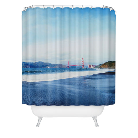 Chelsea Victoria The Golden Gate Shower Curtain