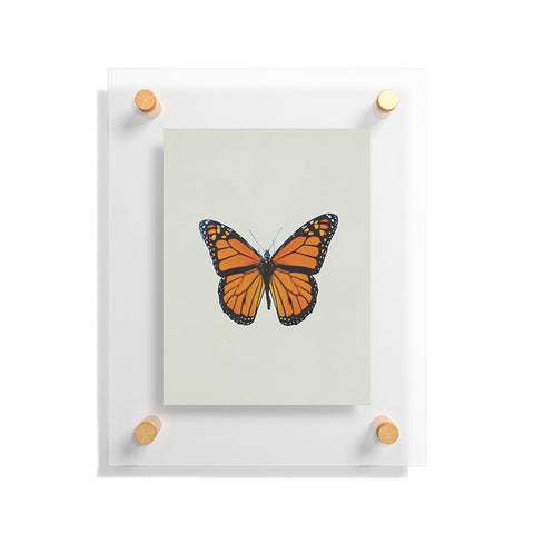 Chelsea Victoria The Queen Butterfly Floating Acrylic Print