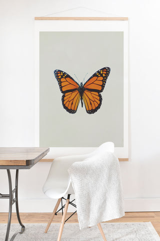 Chelsea Victoria The Queen Butterfly Art Print And Hanger