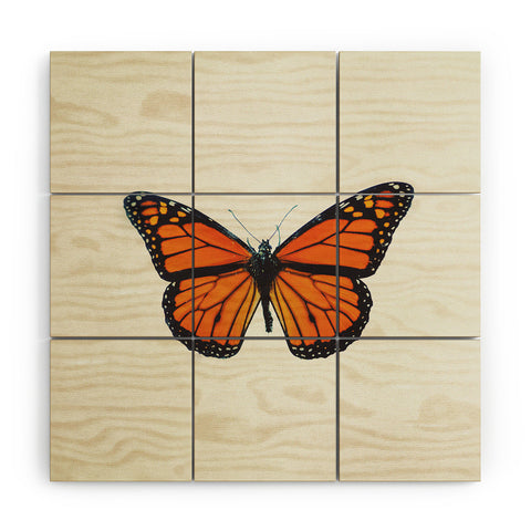 Chelsea Victoria The Queen Butterfly Wood Wall Mural