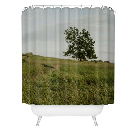 Chelsea Victoria The Tree On The Hill Shower Curtain