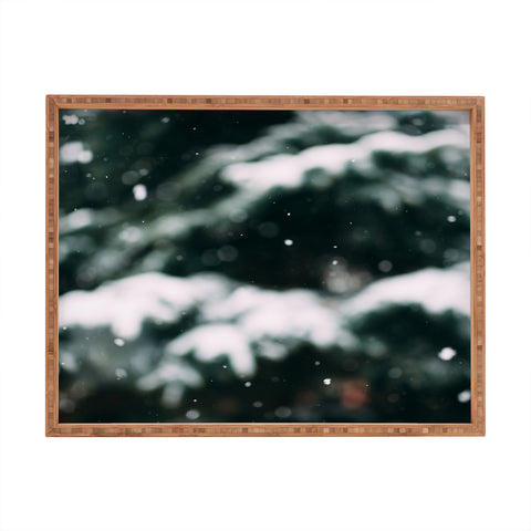 Chelsea Victoria Winter Abstract Rectangular Tray
