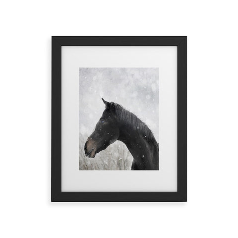 Chelsea Victoria Winter Horse Framed Art Print