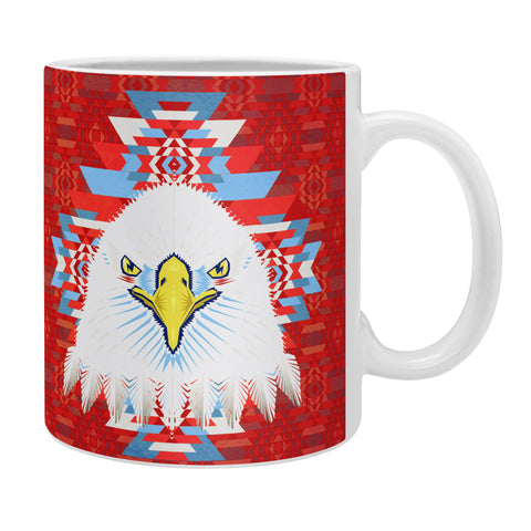 Chobopop American Flag Eagle Coffee Mug