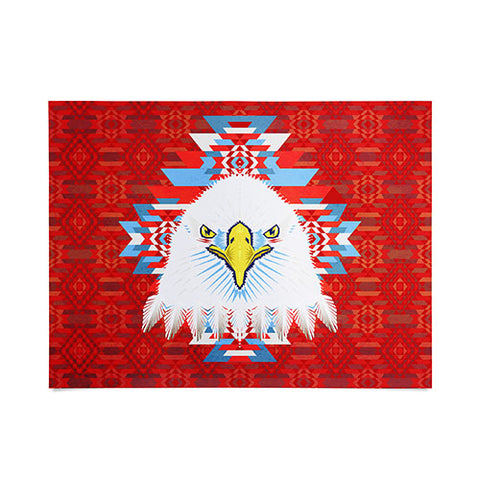 Chobopop American Flag Eagle Poster